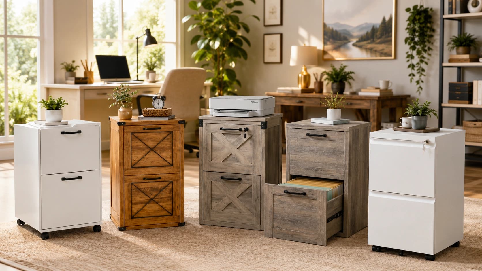 Best 2-Drawer Wood File Cabinets Under $150 (2026)