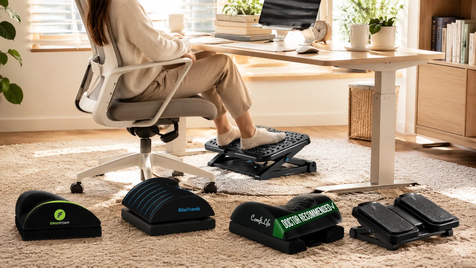 8 Best Adjustable Under-Desk Footrests (2026)