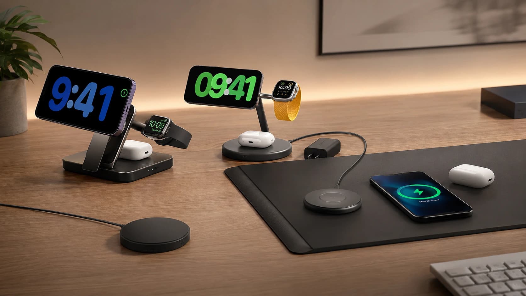 Best Wireless Charging Stations for Desk: Clean Picks for Phones, Earbuds, and Watches