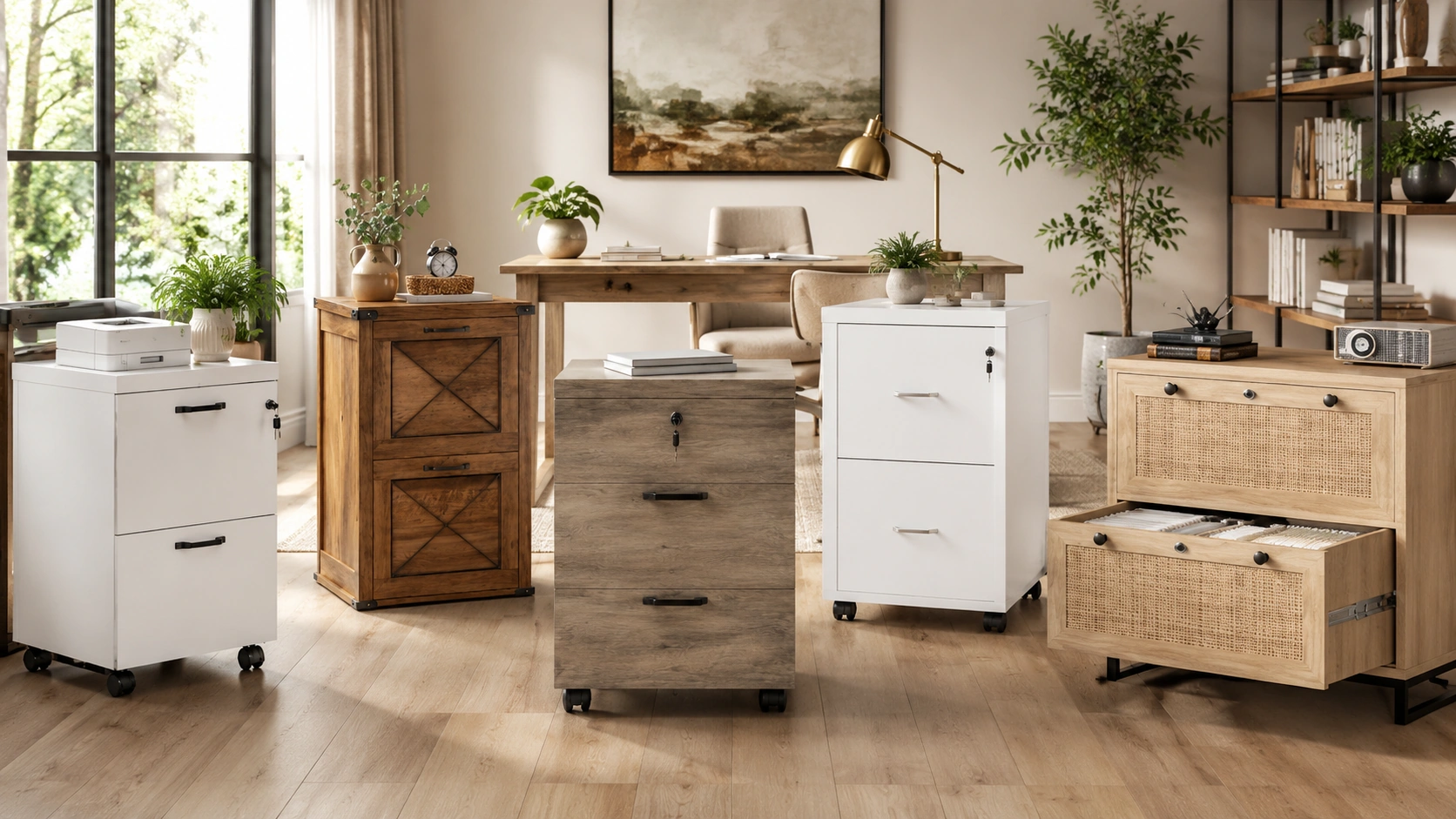 Best 2-drawer wood file cabinets for home office