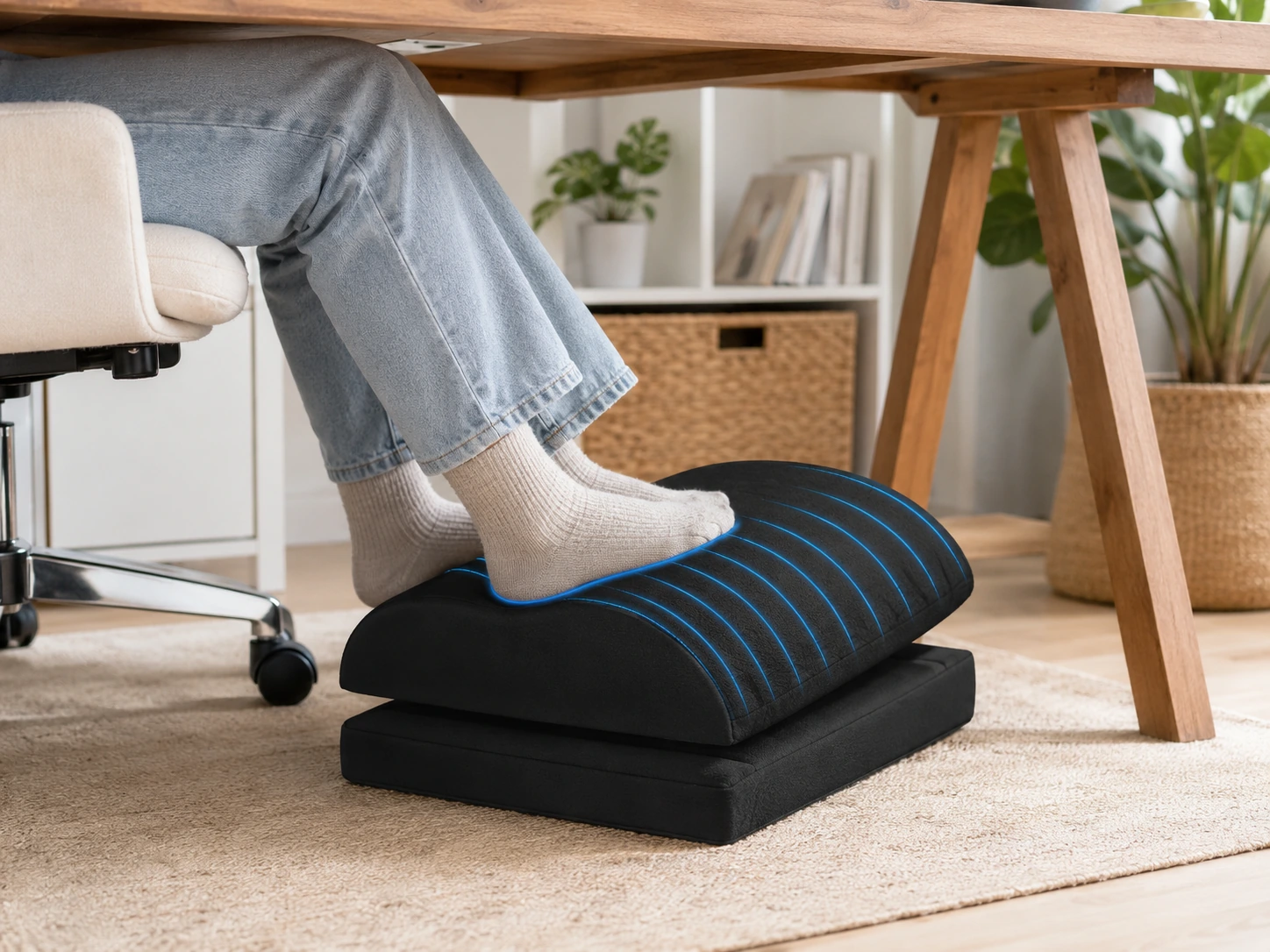 BlissTrends Foot Rest Under Desk