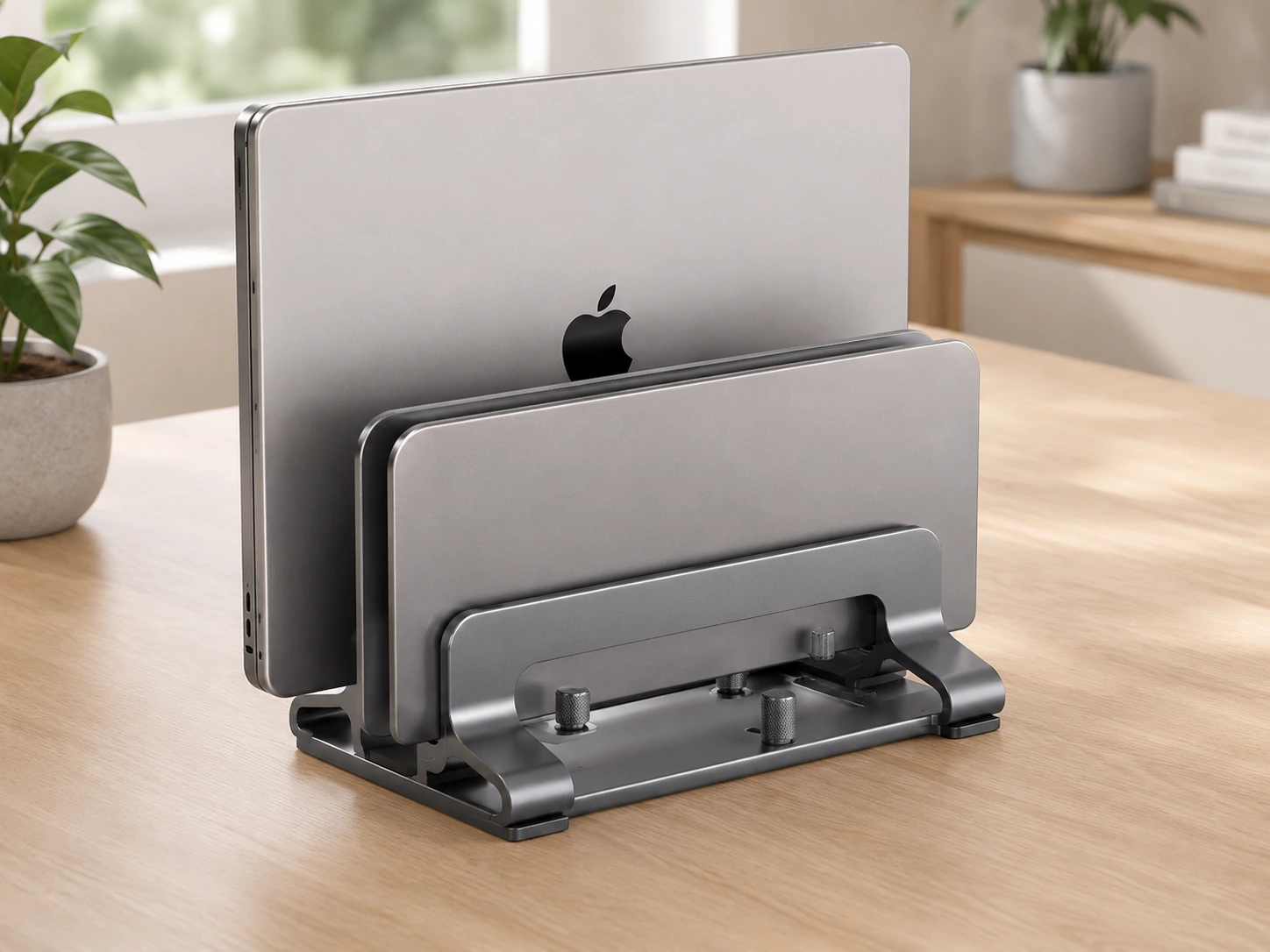 UGREEN 2-Slot Vertical Laptop Stand