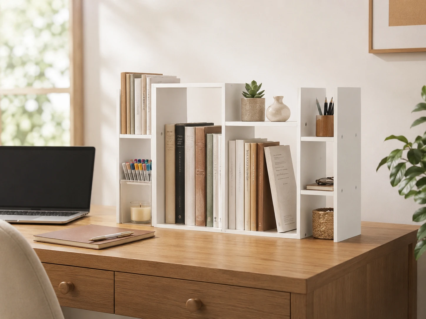 Jerry & Maggie Adjustable Desktop Organizer Hutch
