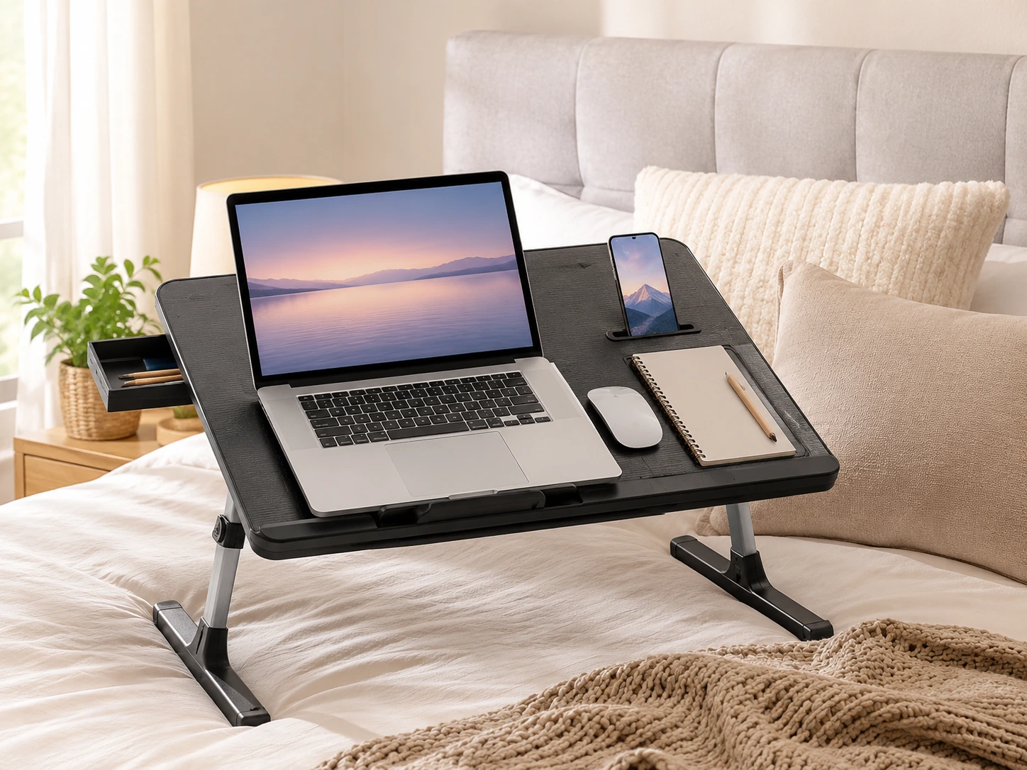 HUANUO 17 Inch Lap Desk with Mouse Pad