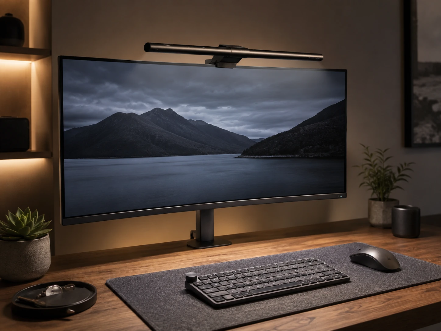 BenQ ScreenBar Pro, Motion Sensor, USB-C, Curved Monitor