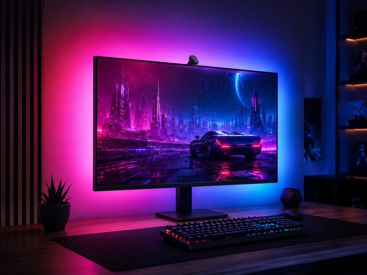 Govee Gaming Light for Monitor G1, RGBIC LED, Screen Color Sync