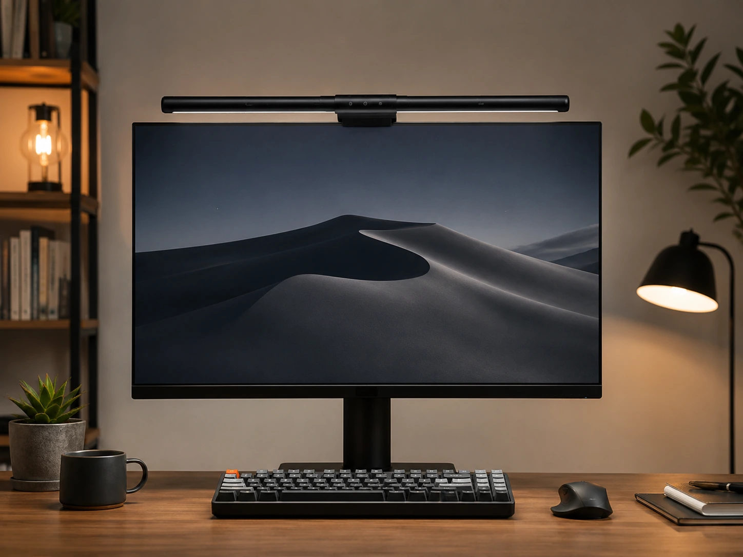 Quntis Computer Monitor Lamp, 900 Lux, Touch Control