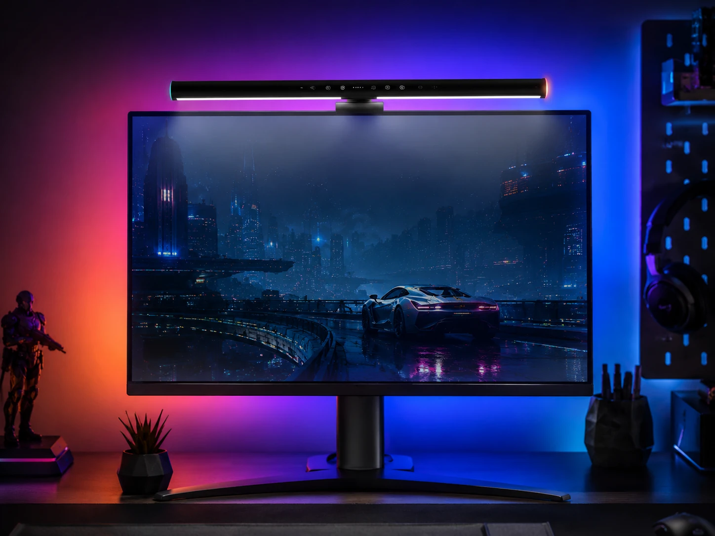Quntis Monitor Light Bar, 15.7-inch, 24 RGB Backlight Modes