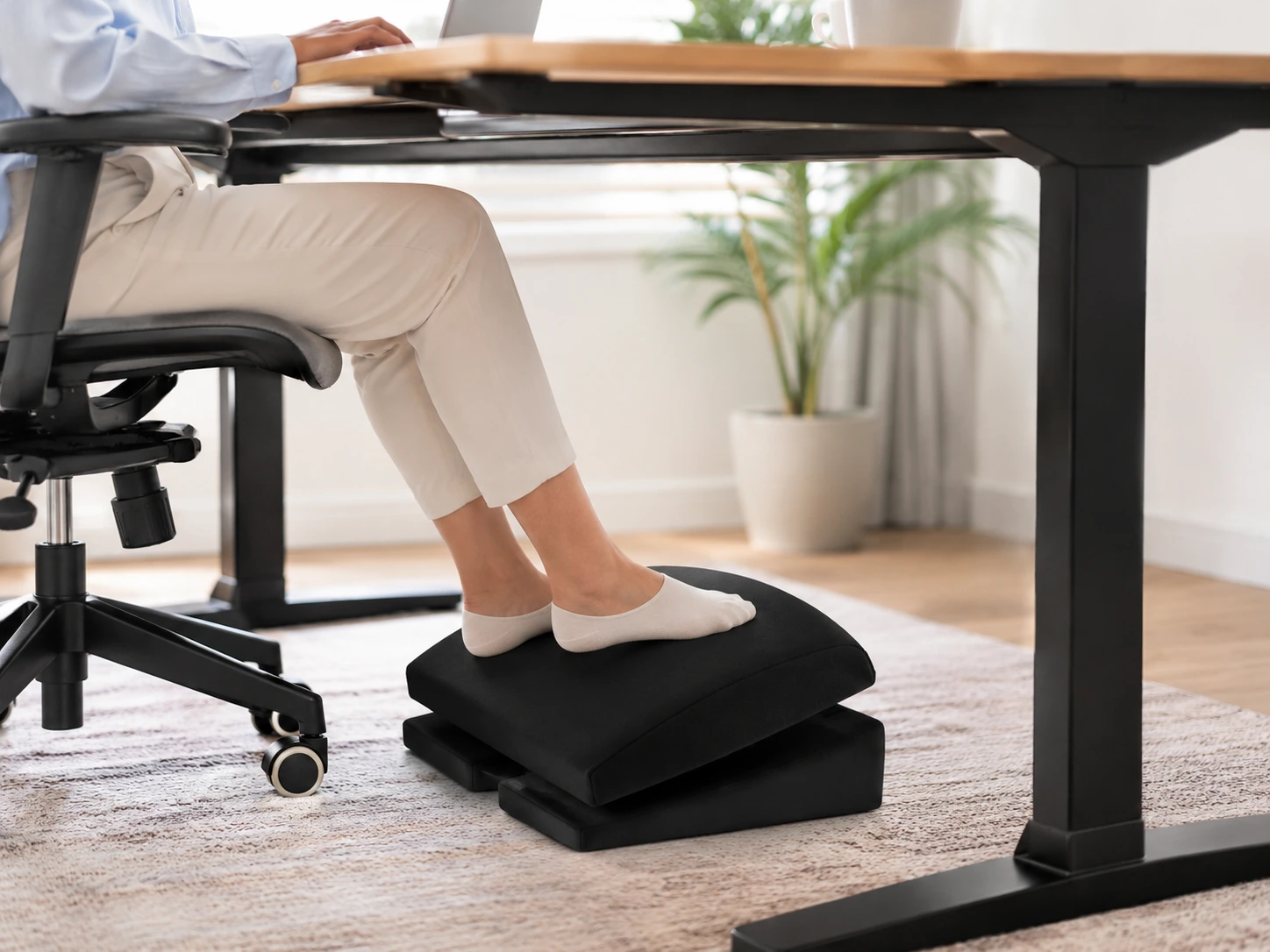 ComfiLife Adjustable Height Foot Rest Under Desk