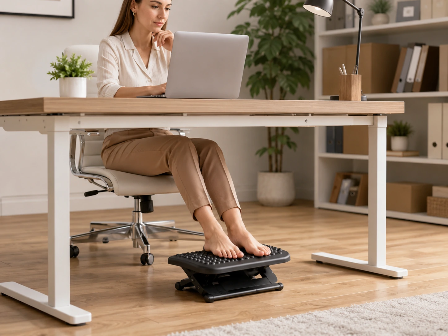 HUANUO Adjustable Foot Rest Under Desk