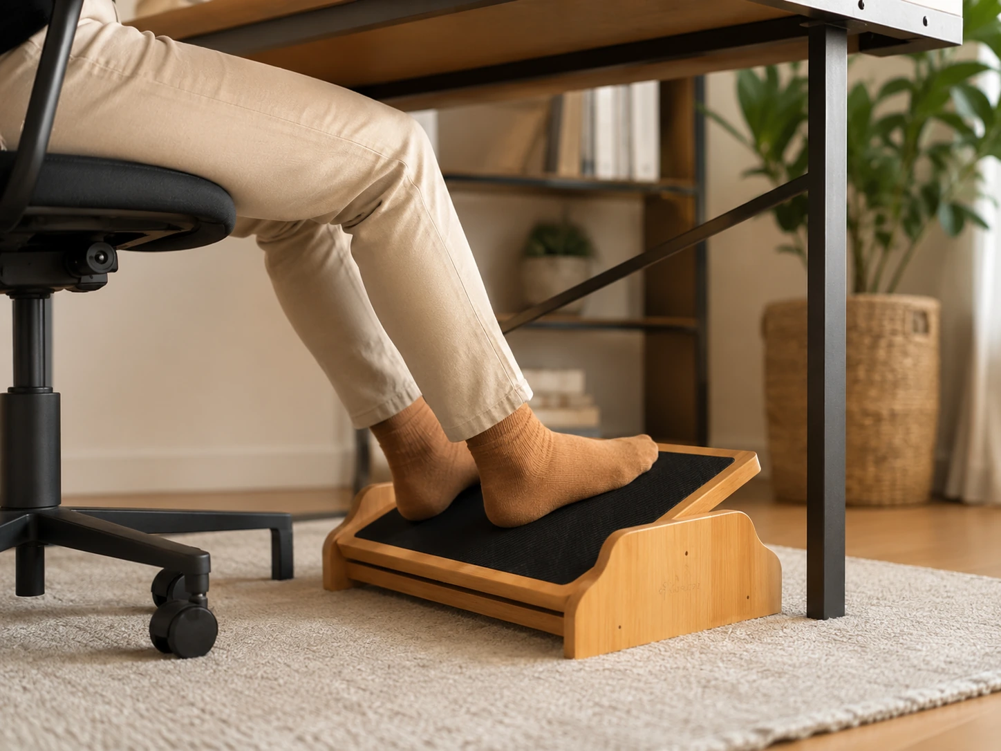 StrongTek Ergonomic Rocking Foot Rest, 3 Positions