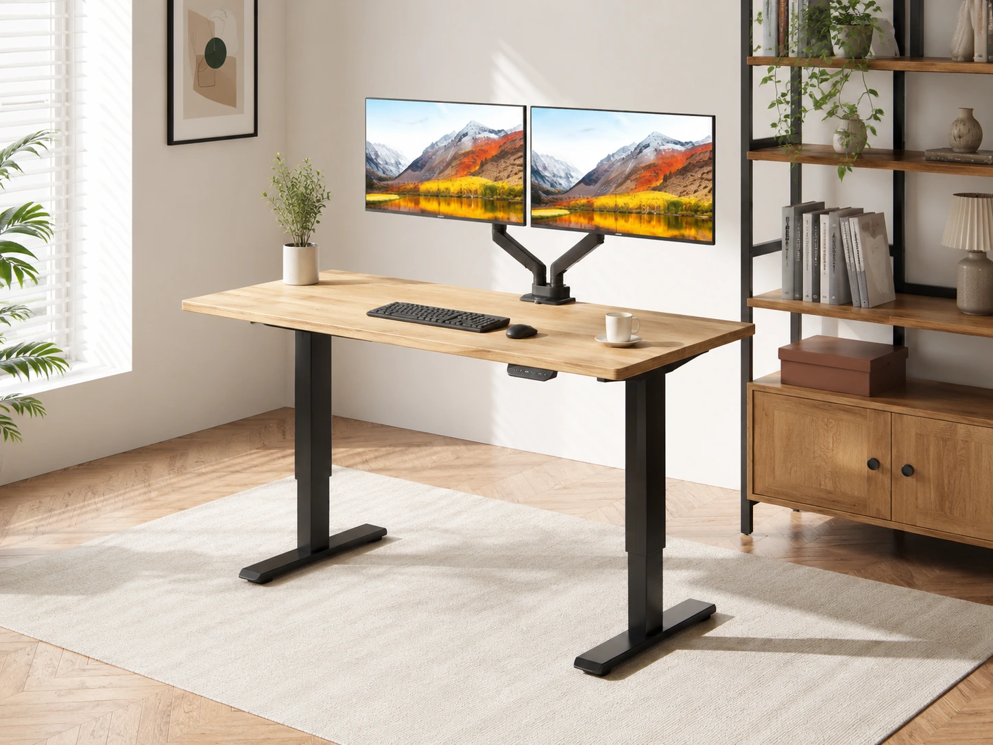 Max and Lily Solid Wood Desk 47 Inches