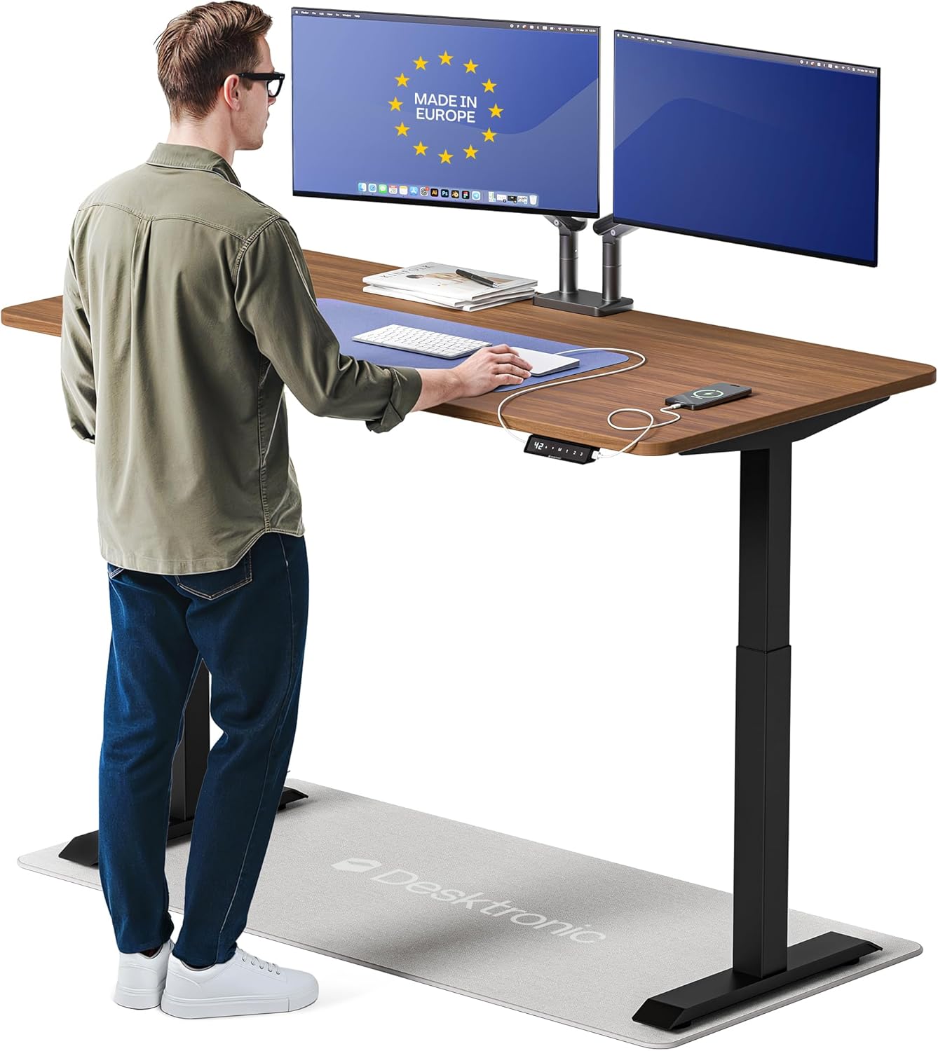 Desktronic HomeOne 60x30 inch Standing Desk
