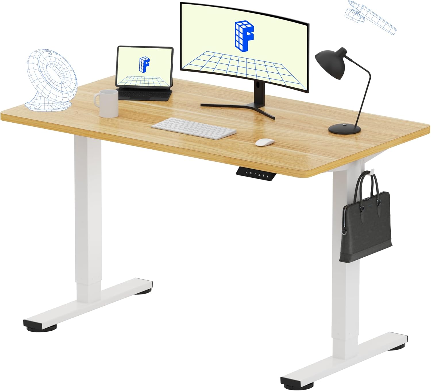 FLEXISPOT EN1 48 inch One-Piece Standing Desk