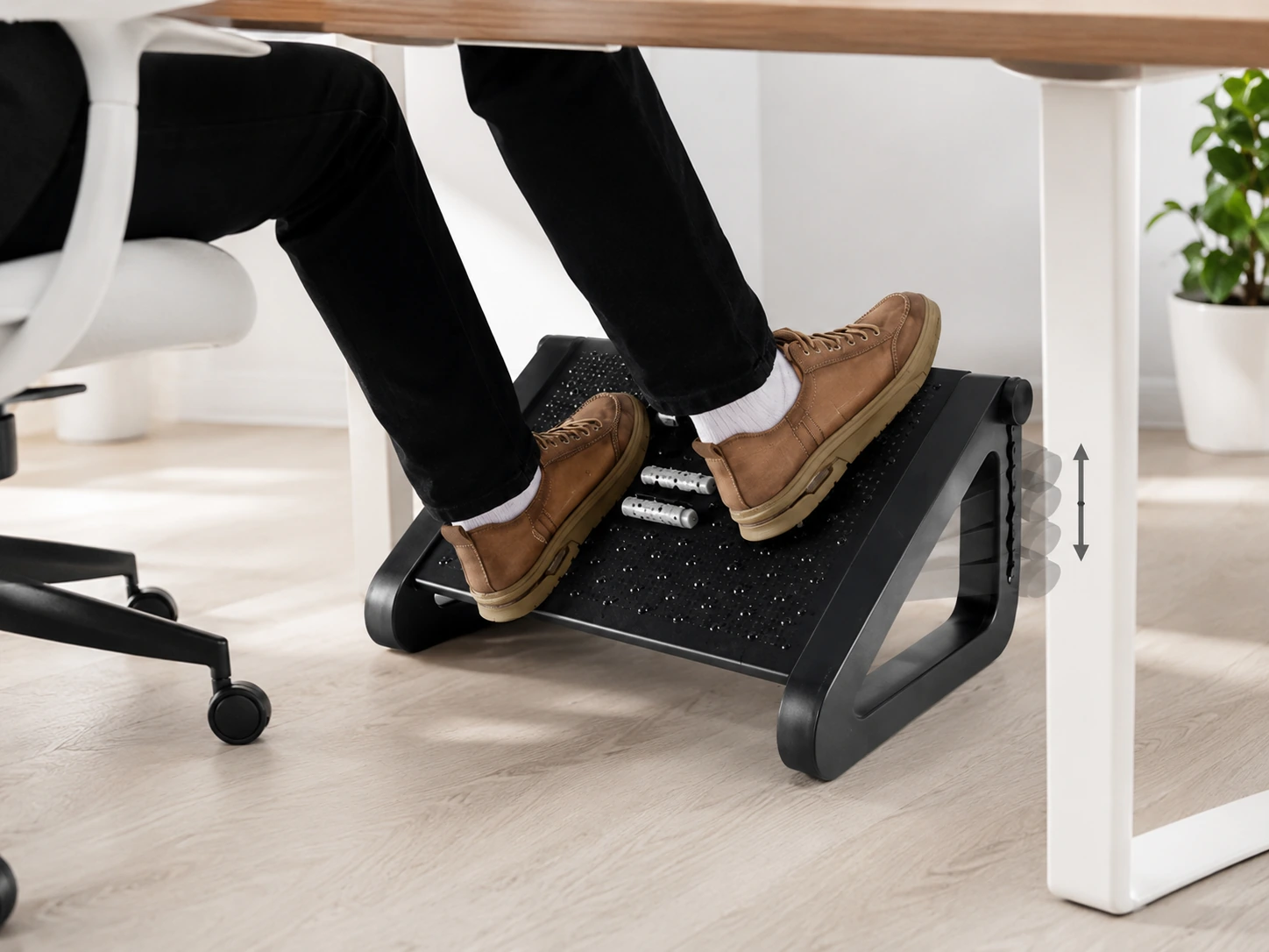 CasaZenith Adjustable Foot Rest Under Desk