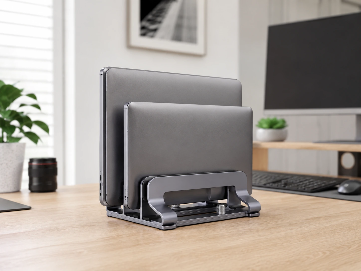 UGREEN 2-Slot Vertical Laptop Stand