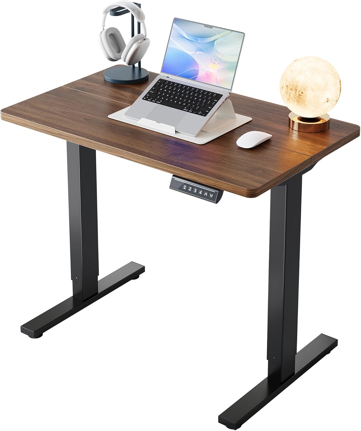 HUANUO 32 inch Walnut Standing Desk