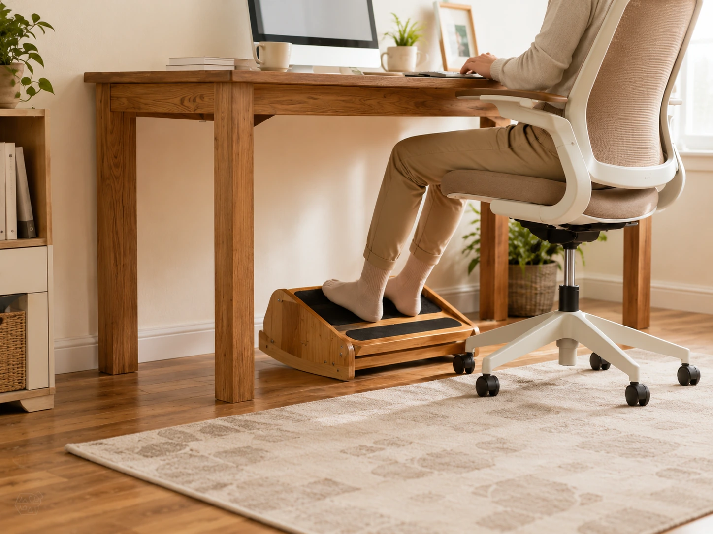 StrongTek Ergonomic Rocking Foot Rest 3 Positions